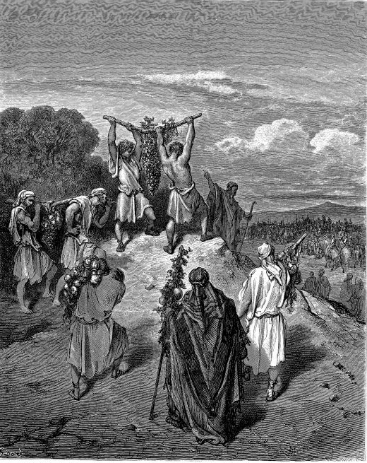 Return of the Spies from the Land of Promise Gustave Dore
